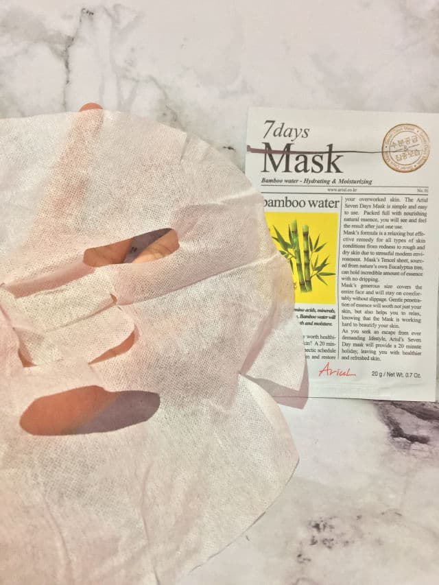 Ariul Bamboo Water 7 Days Mask review photo by syahnidaareo
