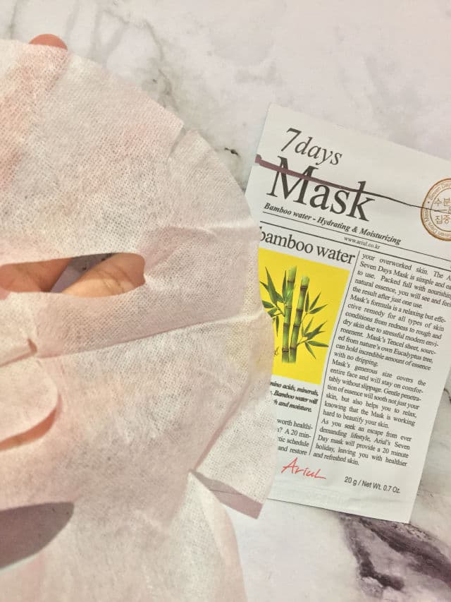 Ariul Bamboo Water 7 Days Mask review photo by syahnidaareo