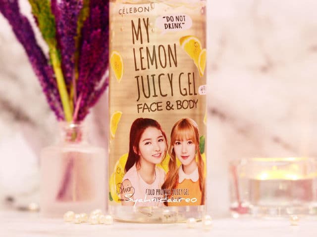 Celebon My Lemon Juicy Gel Face & Body review photo by syahnidaareo