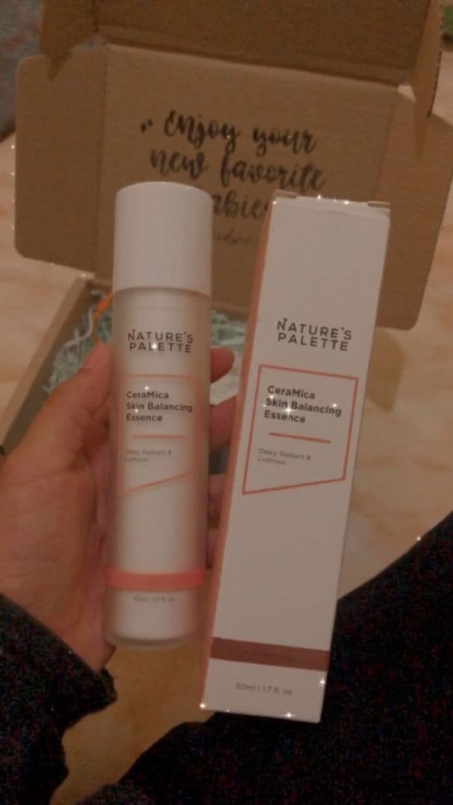 Nature's Palette CeraMica Skin Balancing Essence review photo by syimah