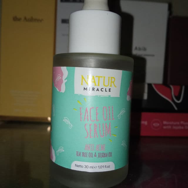 Natur Skin Care Miracle Anti Acne Face Oil Serum : Tea Tree Oil & Jojoba Oil review photo by syoopan