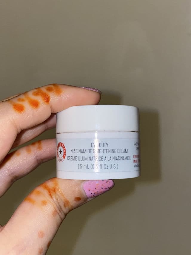 First Aid Beauty Eye Duty Niacinamide Brightening Eye Cream review photo by taju