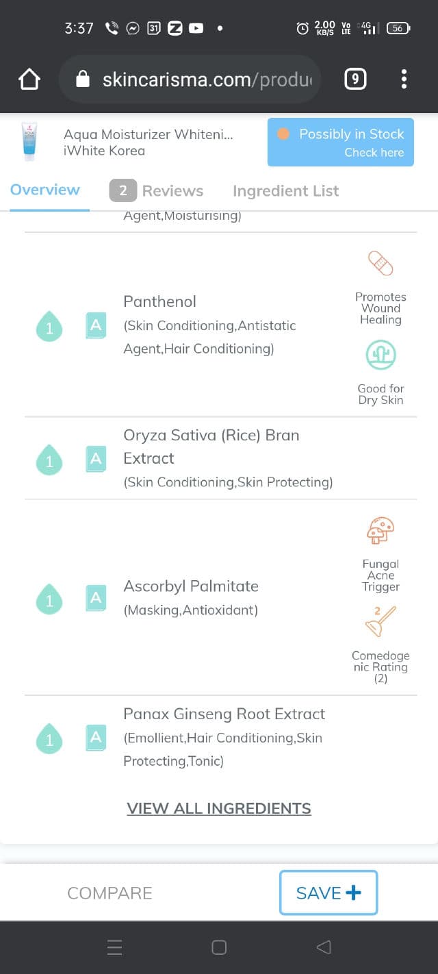 iWhite Korea Aqua Moisturizer Whitening Vita review photo by terenepo