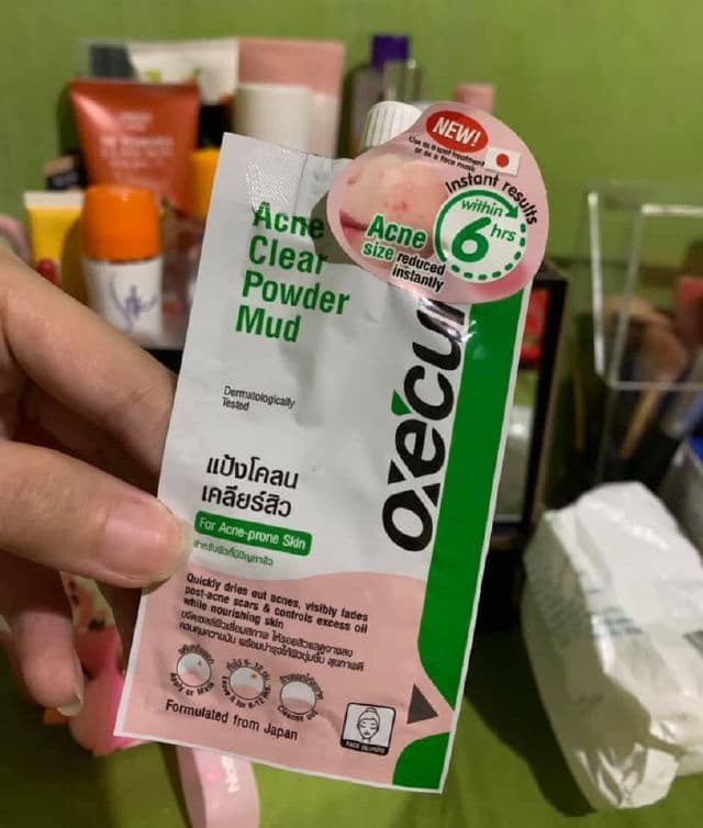 Oxecure Acne Clear Powder Mud review photo by theasprouse
