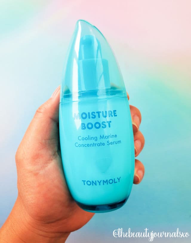 TONYMOLY Moisture Boost Cooling Marine Concentrate Serum review photo by thebeautyjournalsxo