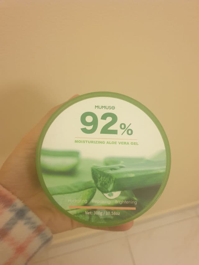 Mumuso Moisturizing Aloe Vera Gel review photo by thecurlymess