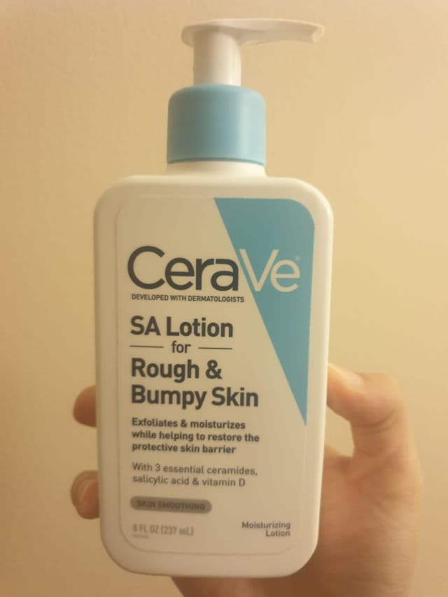 CeraVe SA Lotion for Rough & Bumpy Skin review photo by thecurlymess