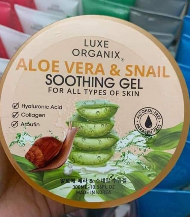 Luxe Organix Aloe Vera and Snail Soothing Gel review photo by thejai