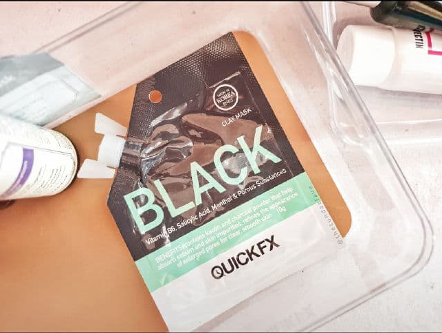 QUICK FX Black Clay Mask 10g review photo by thesundaefave