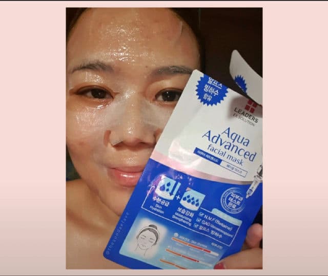 LEADERS EX Solution Aqua Advanced Facial Sheet Mask review photo by thesundaefave