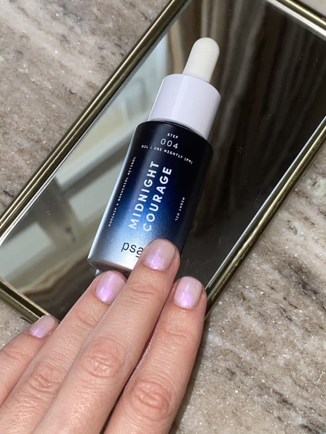 PSA Midnight Courage: Rosehip & Bakuchiol Retinol Night Oil review photo by theteenagewitch