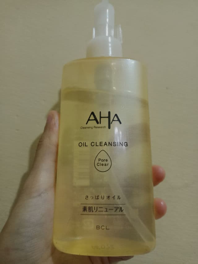 BCL AHA Cleansing Research Oil Cleansing Pore Clear review photo by tinna