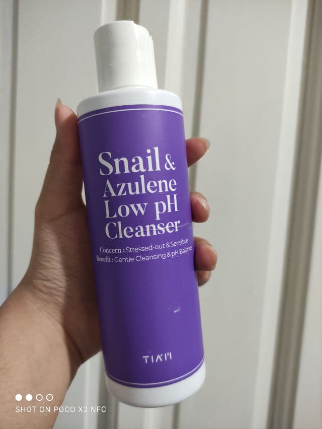 TIAM [Discontinued] Snail & Azulene Low PH Cleanser review photo by tinyskin