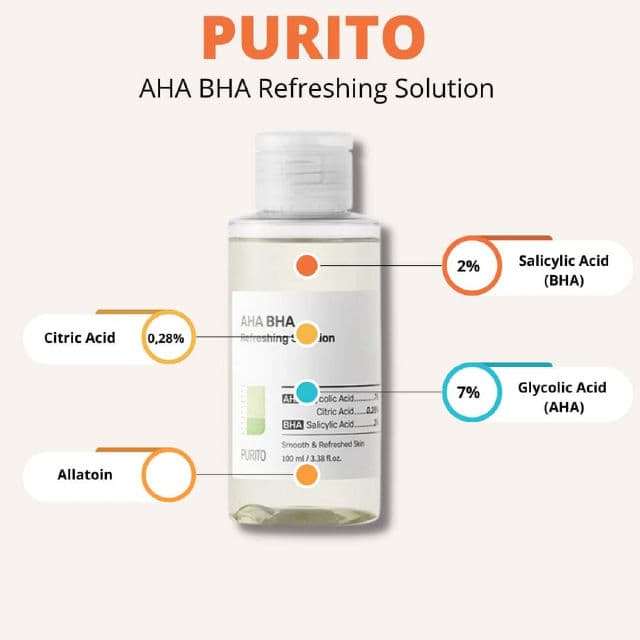 PURITO AHA BHA Refreshing Solution review photo by titima