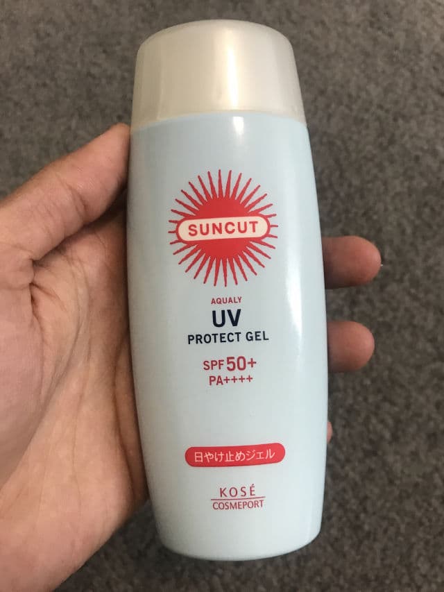 Kose SunCut UV Protect Gel SPF 50 review photo by Ruthieandskincare