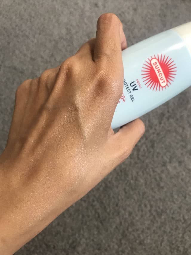 Kose SunCut UV Protect Gel SPF 50 review photo by Ruthieandskincare