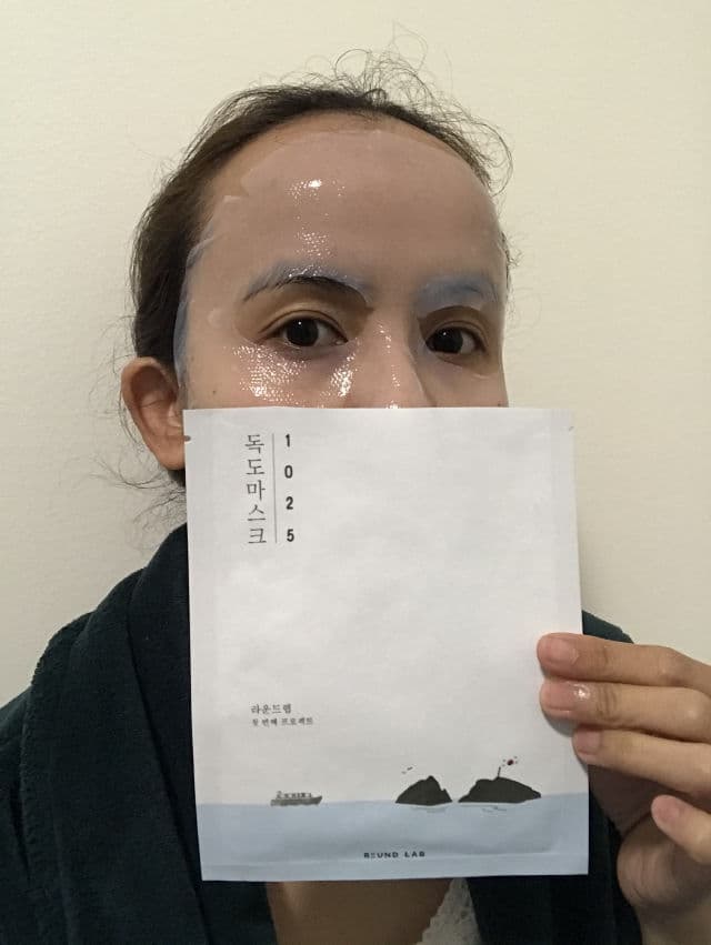 Round Lab 1025 Dokdo Mask review photo by Ruthieandskincare