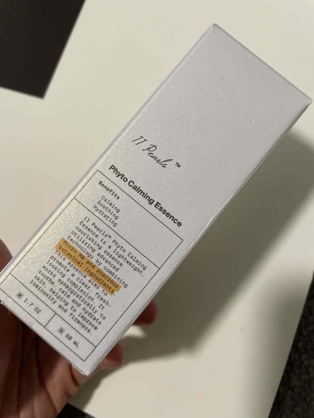 11 Pearls Phyto Calming Essence review photo by Ruthieandskincare