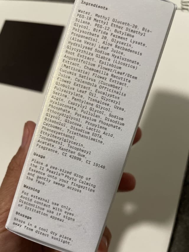 11 Pearls Phyto Calming Essence review photo by Ruthieandskincare