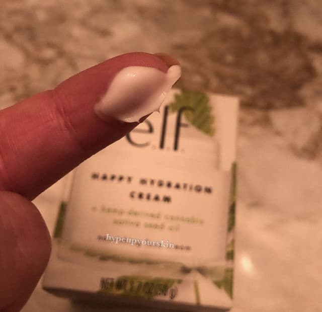 ELF Happy Hydration Cream review photo by transepidermaltrish