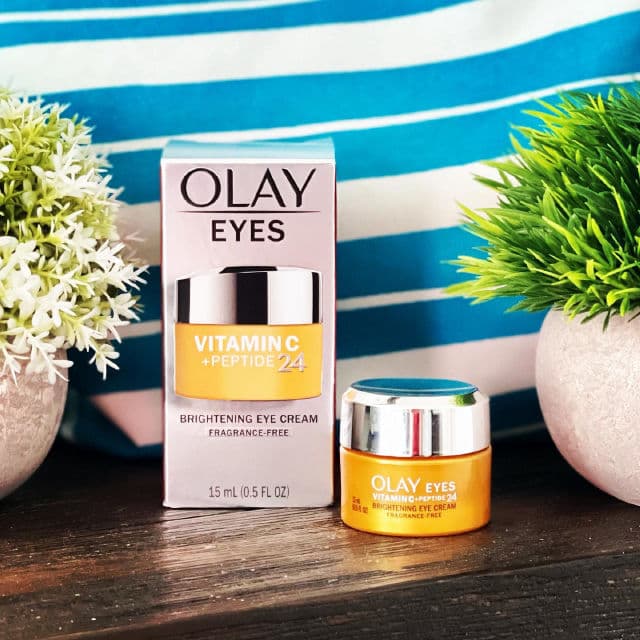 Olay Vitamin C + Peptide 24 Brightening Eye Cream Fragrance-Free review photo by treasuredbeautyfinds