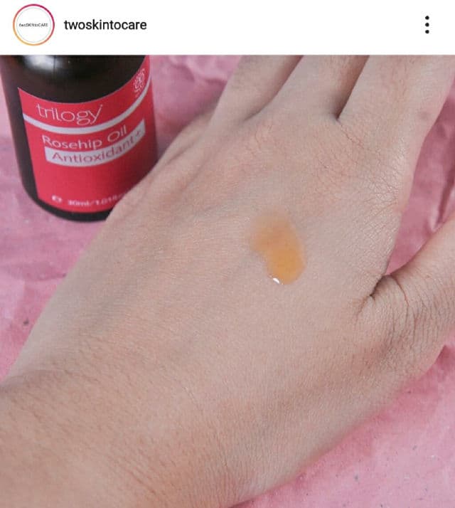 Trilogy Rosehip Oil Antioxidant+ review photo by twoskintocare