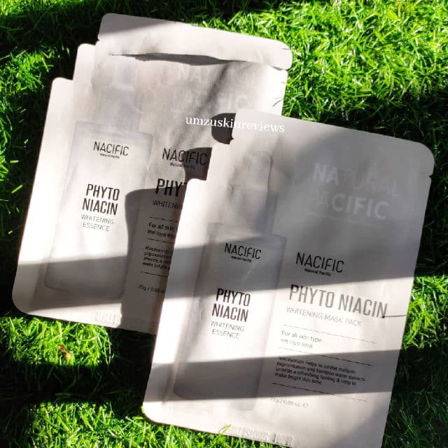 Nacific Phyto Niacin Whitening Mask Pack review photo by umzuskinreviews