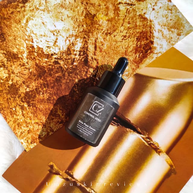 Control Zero Beta Pore Serum review photo by umzuskinreviews