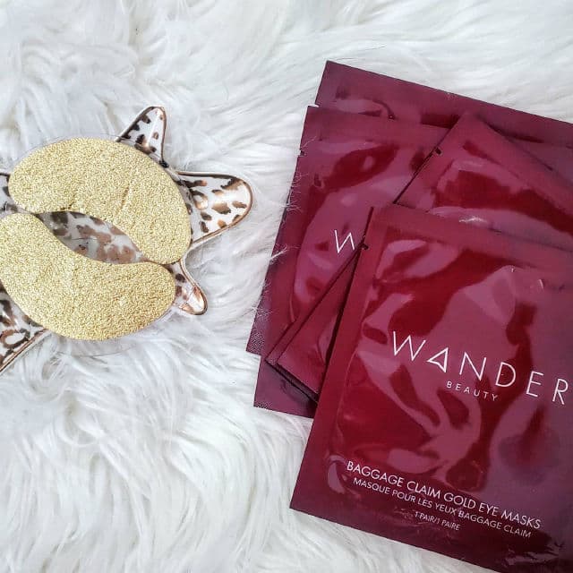 Wander Beauty Baggage Claim Gold Eye Masks review photo by undividedhonesty
