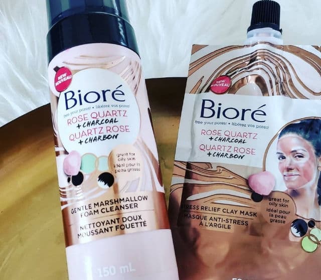 Biore Rose Quartz + Charcoal Daily Purifying Cleanser review photo by undividedhonesty