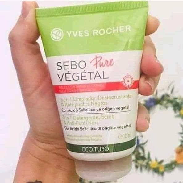 YVES ROCHER Sebo Pure Vegetal 3 in 1 Cleanser and Exfoliator review photo by valielf