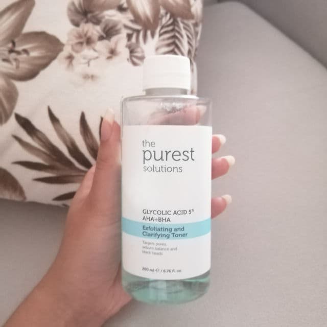 The Purest Solutions Exfoliating and Clarifying Toner Glycolic Acid 5% AHA+BHA review photo by valuret