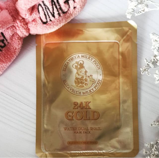 ELIZAVECCA 24k Gold Water Dual Snail Sheet Mask review photo by vasylyna