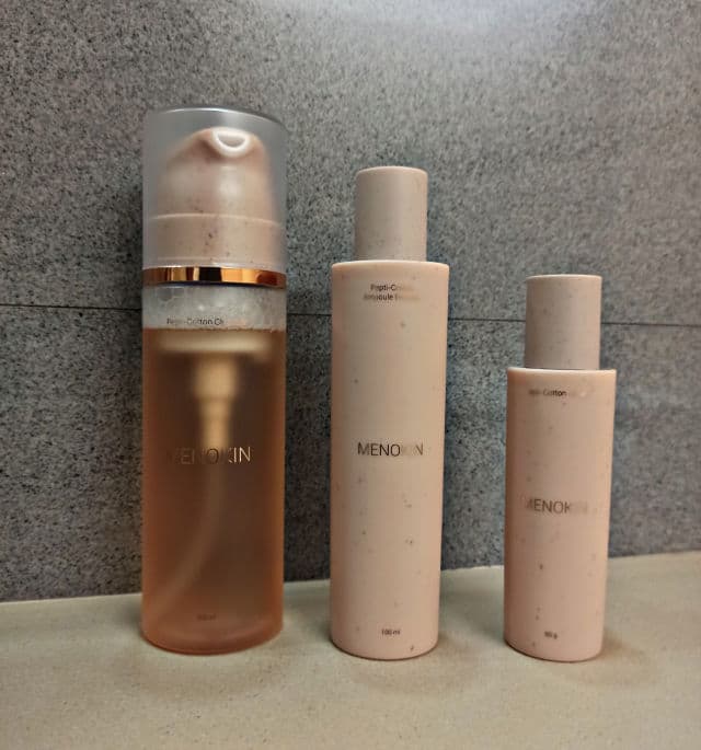 Menokin Pepti-Cotton Cleanser review photo by vasylyna