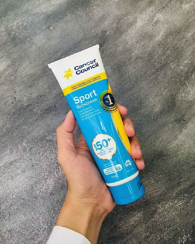 Cancer Council Sport Sunscreen SPF50+ review photo by veagee