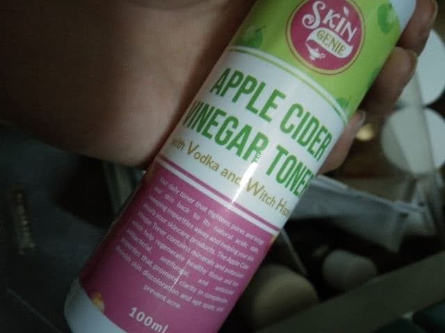 Skin Genie Apple Cider Vinegar Toner with Vodka and Witch Hazel review photo by vicstor