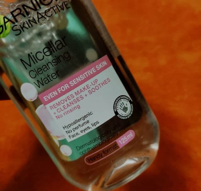 Garnier SkinActive Micellar Cleansing Water review photo by visuallynotshy