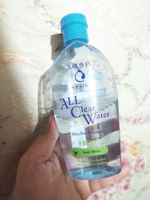 Senka ALL Clear Water Micellar Formula Fresh review photo by waherni