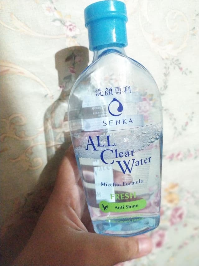 Senka ALL Clear Water Micellar Formula Fresh review photo by waherni