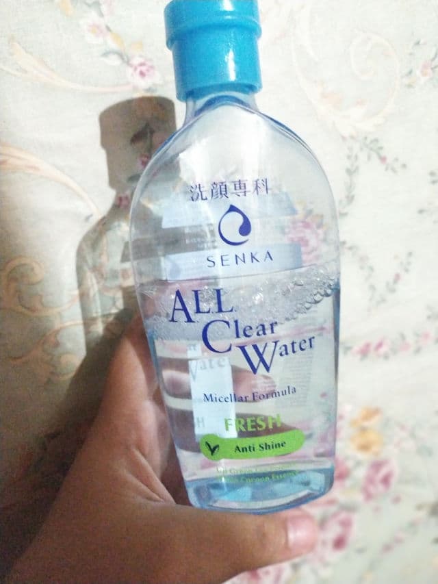 Senka ALL Clear Water Micellar Formula Fresh review photo by waherni