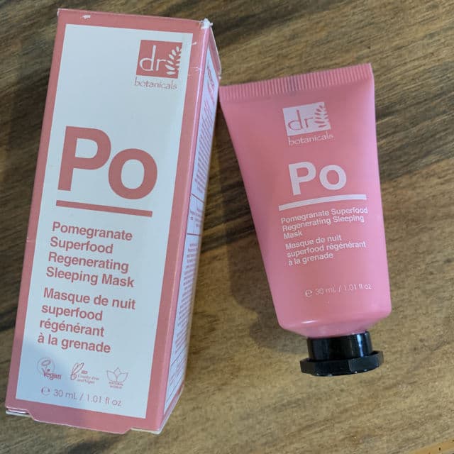 Dr. Botanicals Pomegranate Superfood Regenerating Sleeping Mask review photo by warrent23