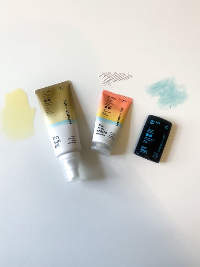 SeventyOne Percent The Green Room Sun Stick SPF 50+  review photo by watermelons