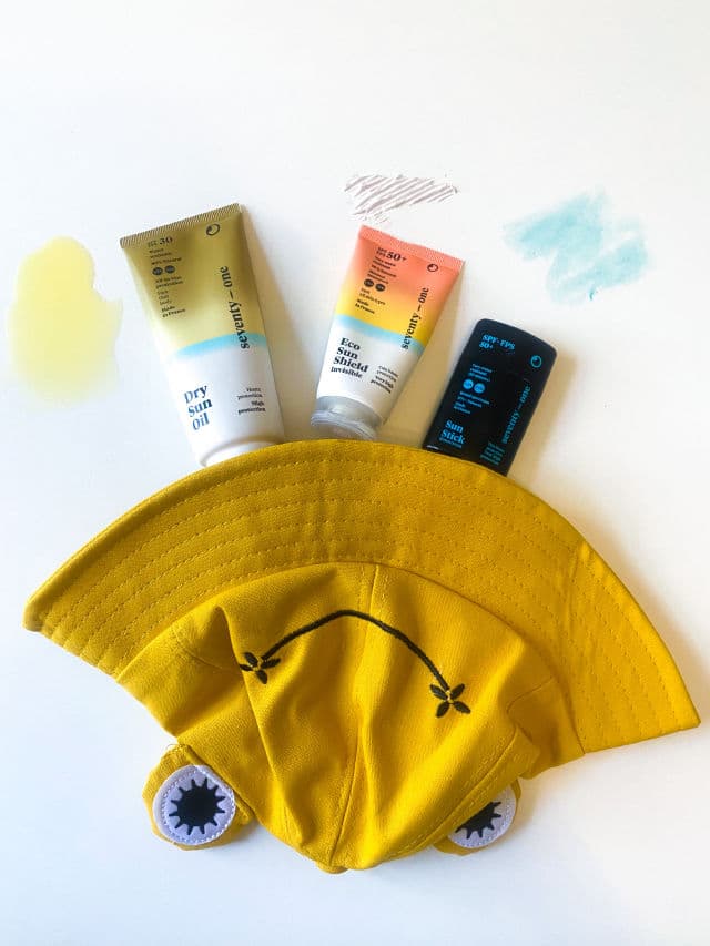 SeventyOne Percent The Green Room Sun Stick SPF 50+  review photo by watermelons