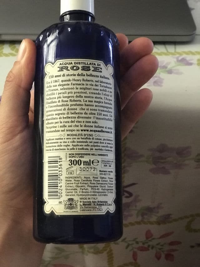 Acqua alle Rose Distillata Alle Rose Tonico Rinfrescante review photo by wenniepegsee