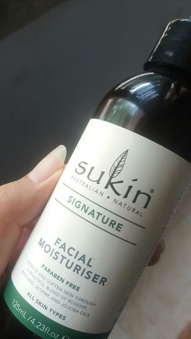 Sukin Facial Moisturizer review photo by writtenbywin