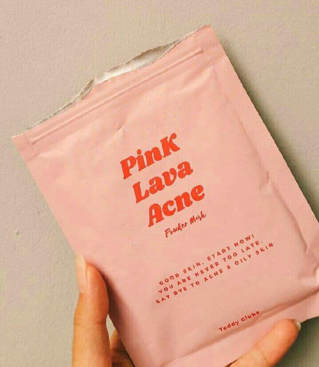 Teddy Clubs Pink Lava Acne Powder Mask review photo by writtenbywin