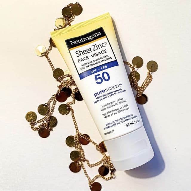 Neutrogena Sheer Zinc Face Dry-Touch Sunscreen Broad Spectrum SPF 50 review photo by ximebeautylist