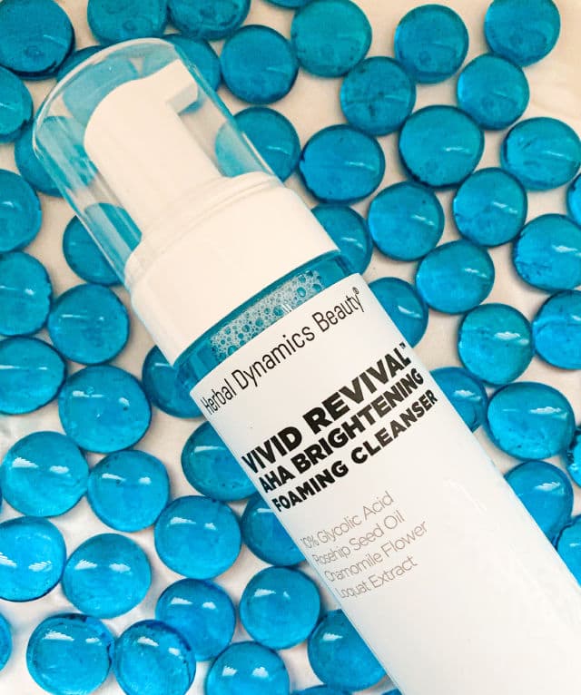 Herbal Dynamics Beauty Vivid Revival® AHA Brightening Foaming Cleanser review photo by ximebeautylist