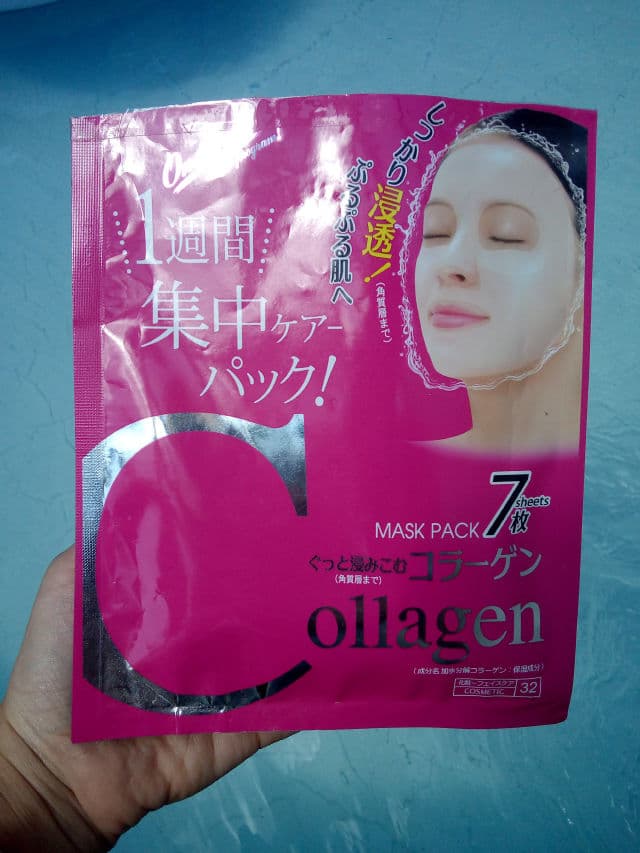 Daiso Collagen One-Week Mask Pack review photo by yamiisakura