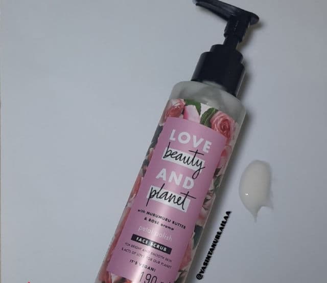 Love Beauty and Planet Murumuru Butter & Rose Face Scrub review photo by yasintanurlailaa